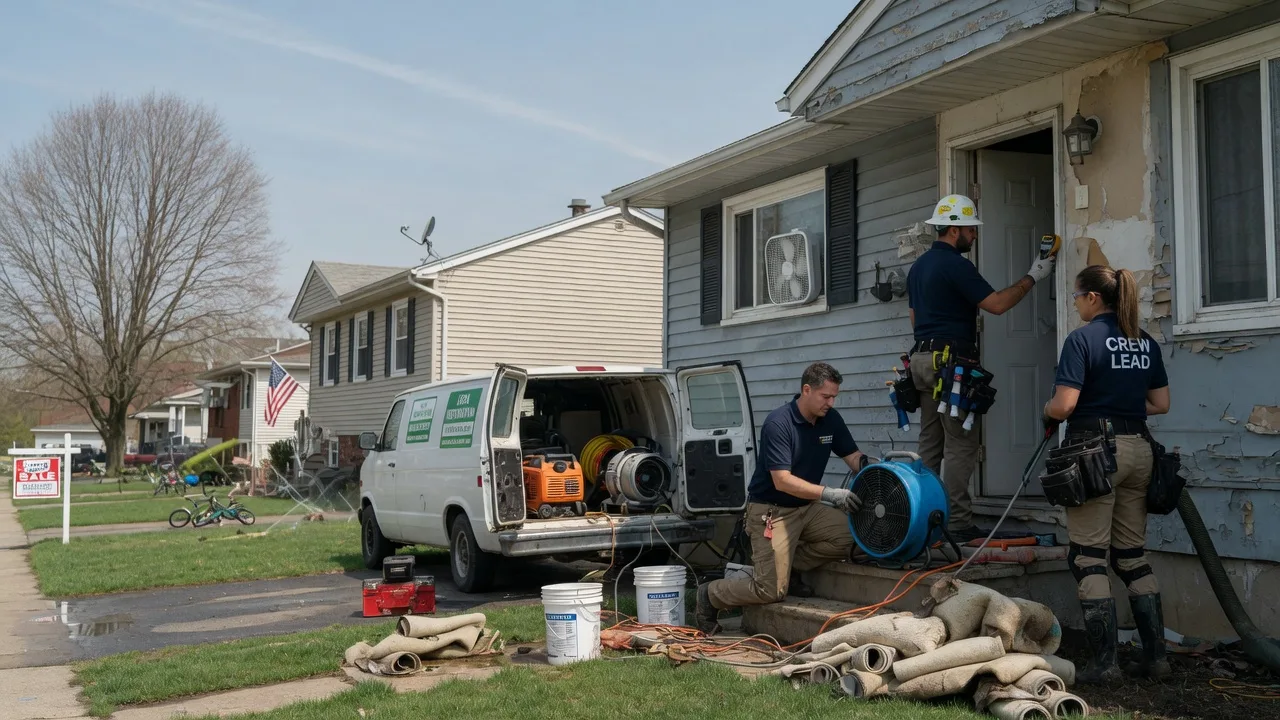 Flood Cleanup in River Edge, NJ near me